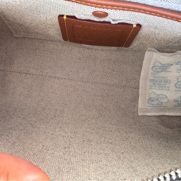 Coach Black Satchel with Silver Accents - Picture 8 of 9